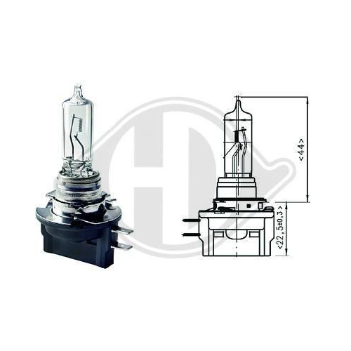 DIEDERICHS Lampadina, Faro principale