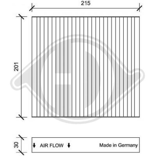 DIEDERICHS Filter, Innenraumluft DIEDERICHS Climate