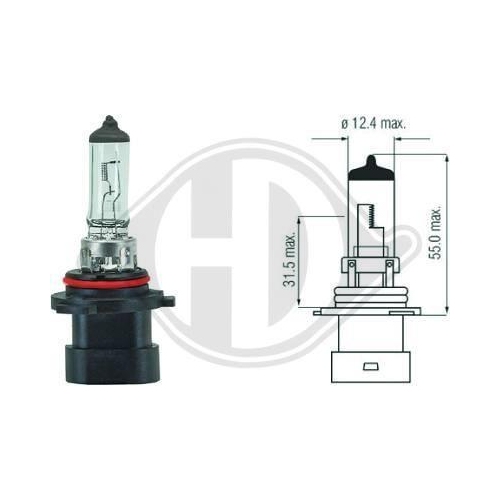 DIEDERICHS Lampadina, Faro principale