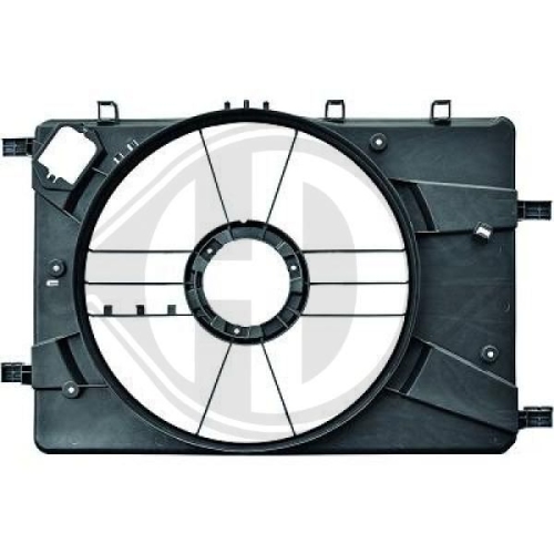 DIEDERICHS Support, radiator fan