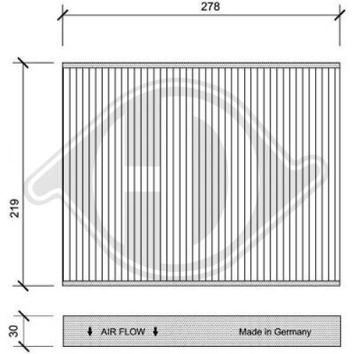 DIEDERICHS Filter, Innenraumluft DIEDERICHS Climate