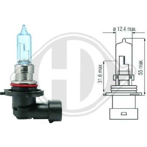 DIEDERICHS Bulb Xenon Look 3.690K +50% More Light