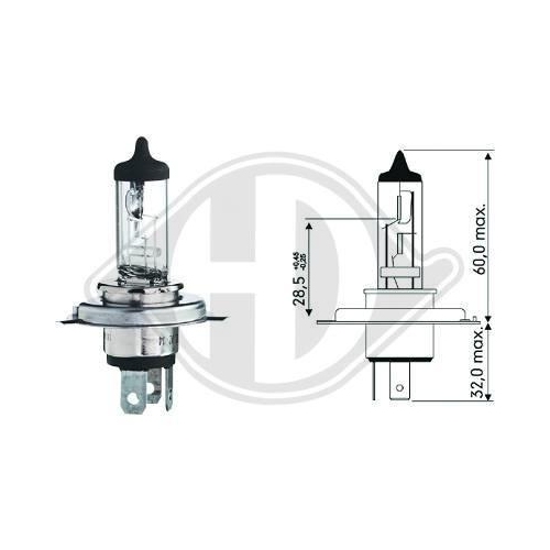DIEDERICHS Lampadina, Faro principale