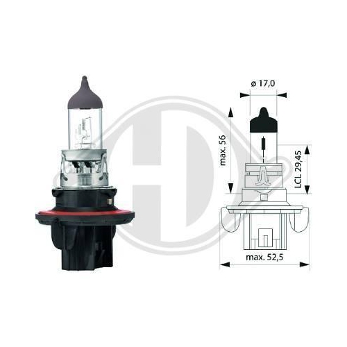 DIEDERICHS Ampoule, projecteur antibrouillard