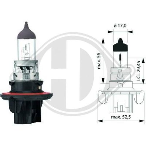 DIEDERICHS Gloeilamp, mistlamp