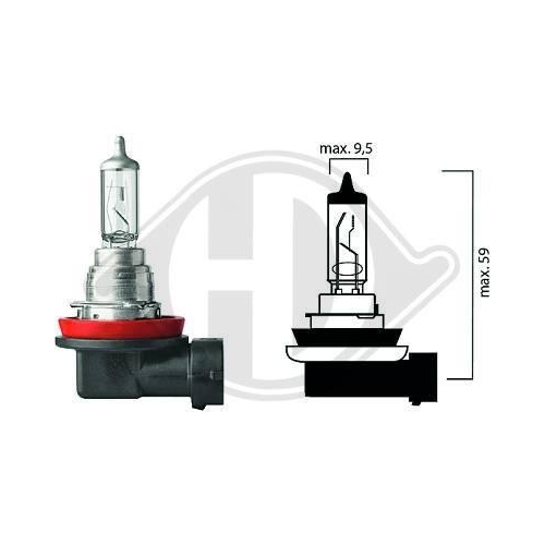 DIEDERICHS Lampadina, Faro principale