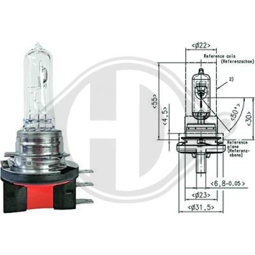 DIEDERICHS Ampoule, projecteur principal