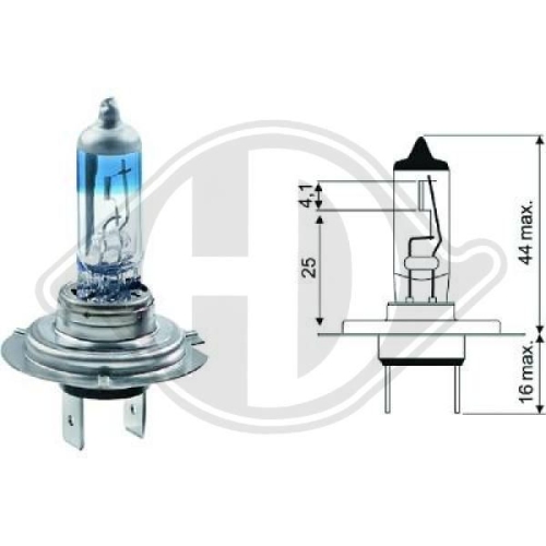 DIEDERICHS Bulb Xenon Look 3.540K +50% More Light