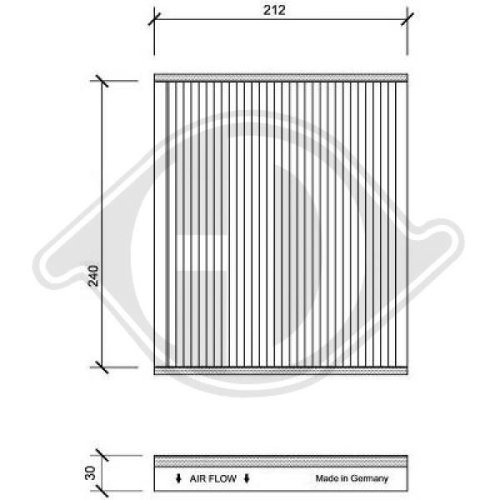 DIEDERICHS Filter, Innenraumluft DIEDERICHS Climate