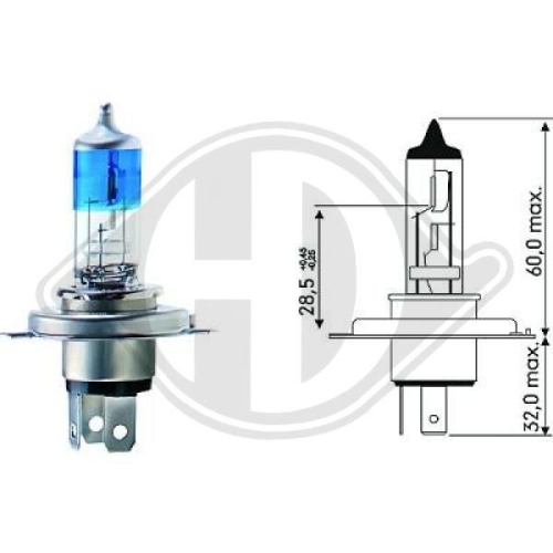 DIEDERICHS Ampul Xenon Look 3.625/3.540K +50% More Light