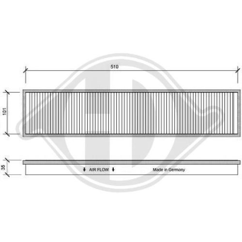 DIEDERICHS Filter, Innenraumluft DIEDERICHS Climate