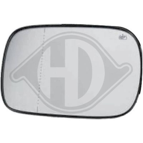 DIEDERICHS Mirror Glass, exterior mirror