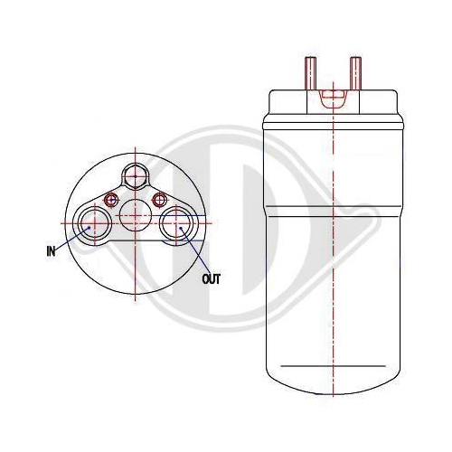DIEDERICHS Filtro deshidratante, aire acondicionado DIEDERICHS Climate