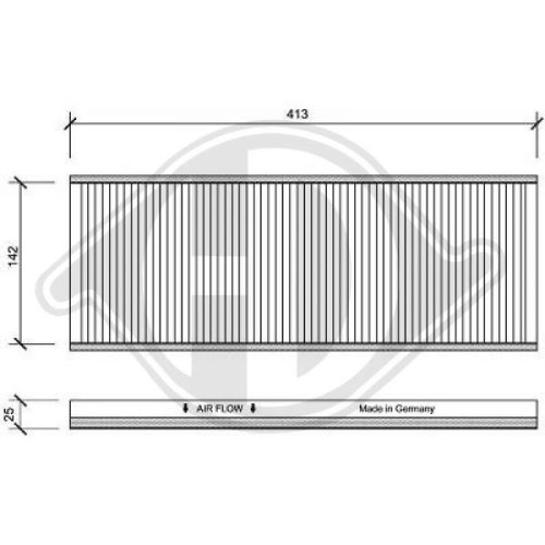 DIEDERICHS Filter, Innenraumluft DIEDERICHS Climate