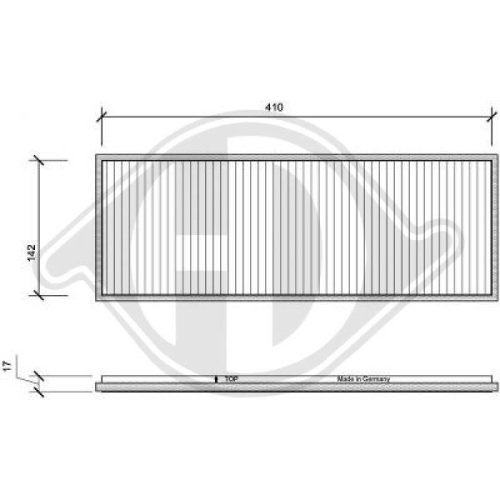 DIEDERICHS Filter, Innenraumluft DIEDERICHS Climate