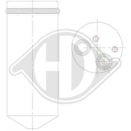 DIEDERICHS Filtro deshidratante, aire acondicionado DIEDERICHS Climate