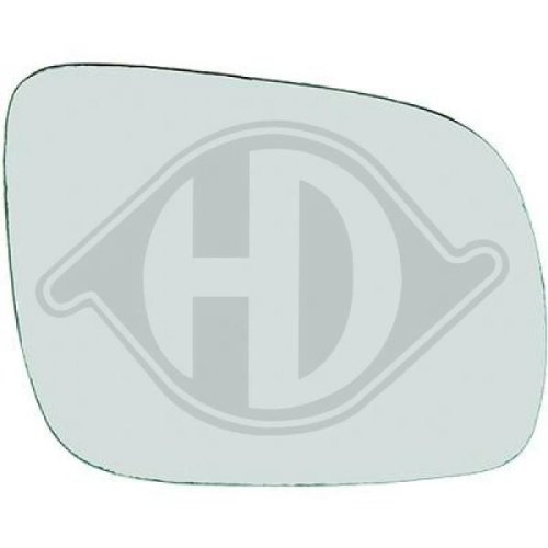 DIEDERICHS Mirror Glass, exterior mirror