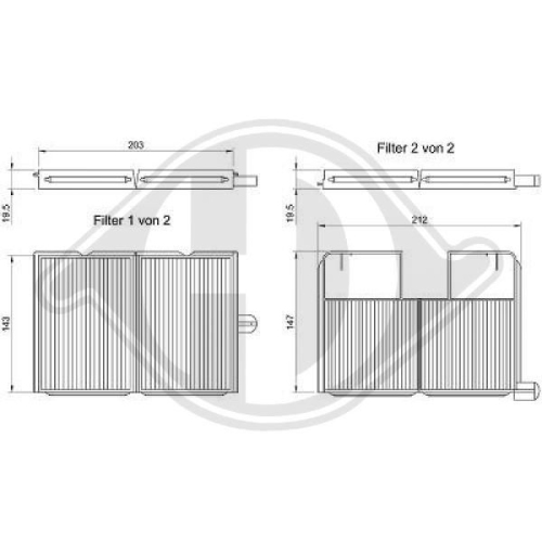 DIEDERICHS Filter, Innenraumluft DIEDERICHS Climate