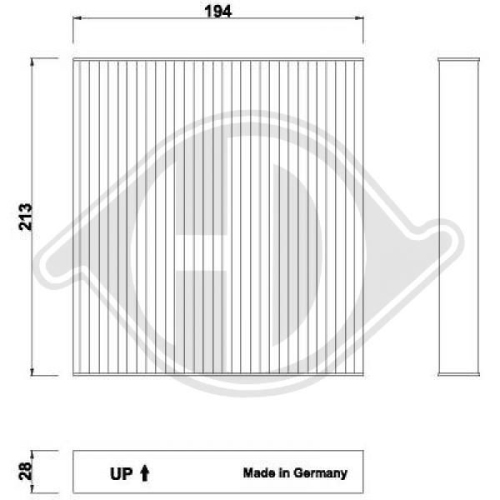 DIEDERICHS Filter, Innenraumluft DIEDERICHS Climate