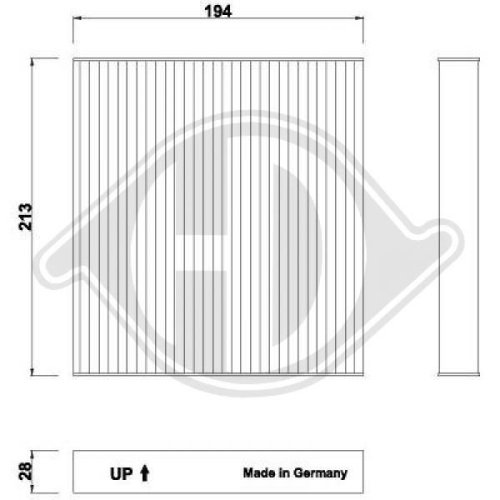 DIEDERICHS Filter, Innenraumluft DIEDERICHS Climate