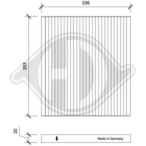 DIEDERICHS Filter, Innenraumluft DIEDERICHS Climate