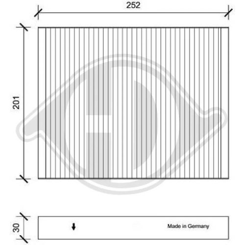 DIEDERICHS Filter, Innenraumluft DIEDERICHS Climate