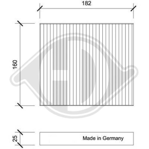 DIEDERICHS Filter, Innenraumluft DIEDERICHS Climate