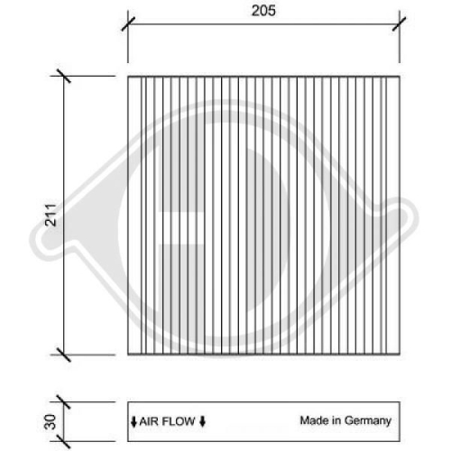 DIEDERICHS Filter, Innenraumluft DIEDERICHS Climate