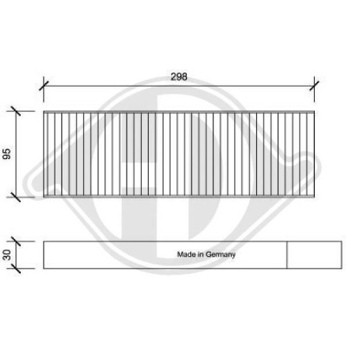 DIEDERICHS Filter, cabin air DIEDERICHS Climate