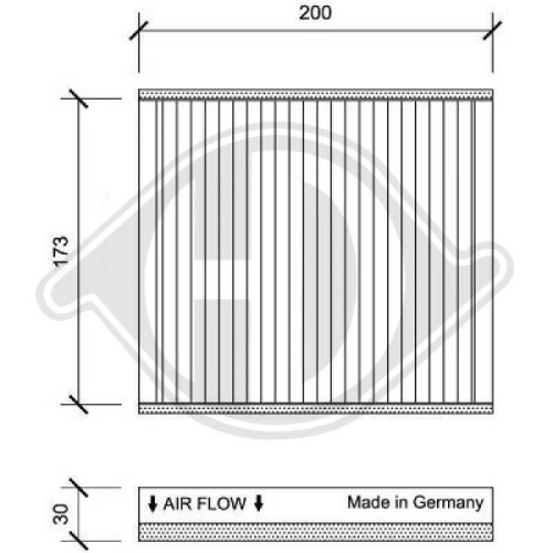 DIEDERICHS Filter, Innenraumluft DIEDERICHS Climate