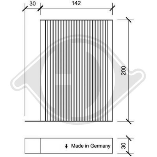 DIEDERICHS Filter, Innenraumluft DIEDERICHS Climate