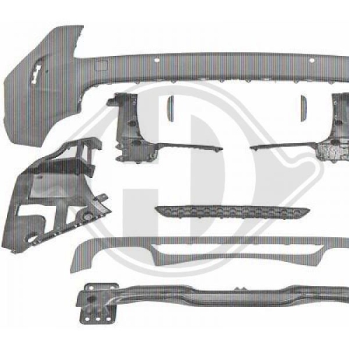 DIEDERICHS Halter, Stoßfänger HD Tuning