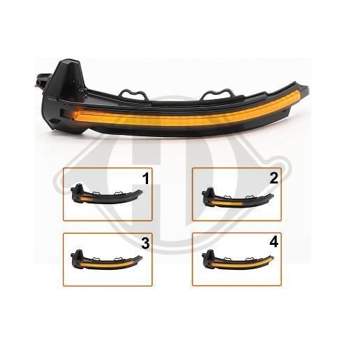 DIEDERICHS Lampa kierunkowskazu HD Tuning