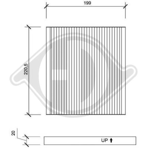 DIEDERICHS Filter, Innenraumluft DIEDERICHS Climate