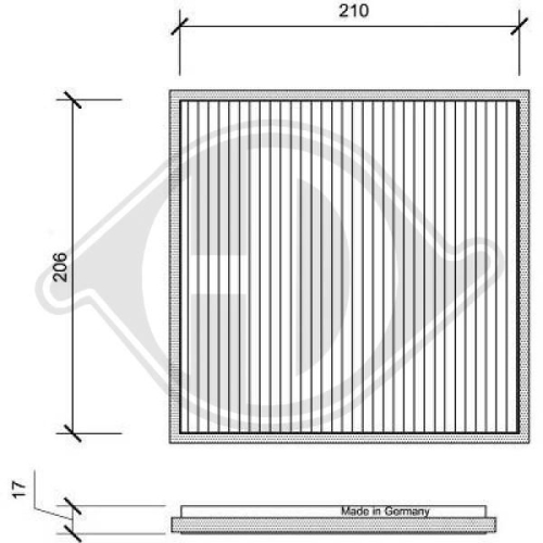 DIEDERICHS Filter, Innenraumluft DIEDERICHS Climate