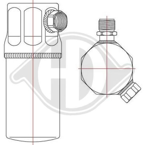 DIEDERICHS Filtro deshidratante, aire acondicionado DIEDERICHS Climate