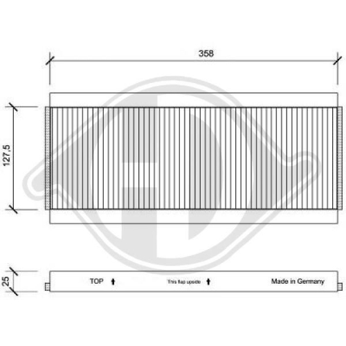 DIEDERICHS Filter, cabin air DIEDERICHS Climate