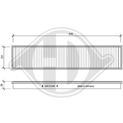 DIEDERICHS Filter, Innenraumluft DIEDERICHS Climate