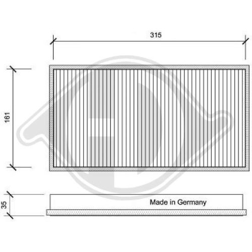 DIEDERICHS Filter, Innenraumluft DIEDERICHS Climate