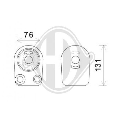 DIEDERICHS Oil Cooler, engine oil DIEDERICHS Climate
