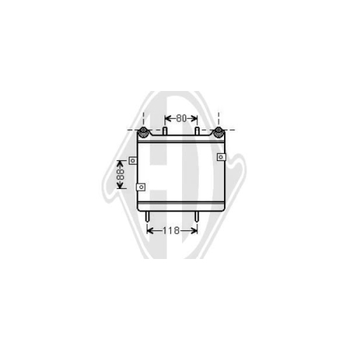 DIEDERICHS Chłodnica oleju, olej silnikowy DIEDERICHS Climate
