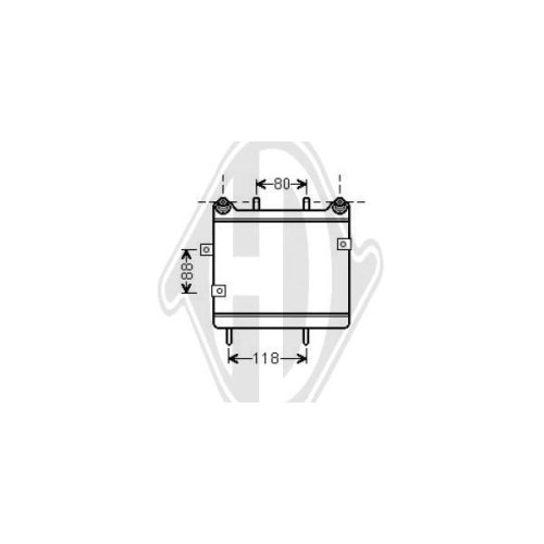 DIEDERICHS Motor yağ radyatörü DIEDERICHS Climate