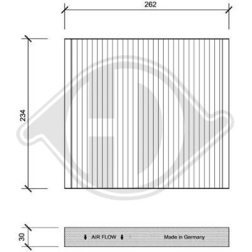 DIEDERICHS Filter, Innenraumluft DIEDERICHS Climate