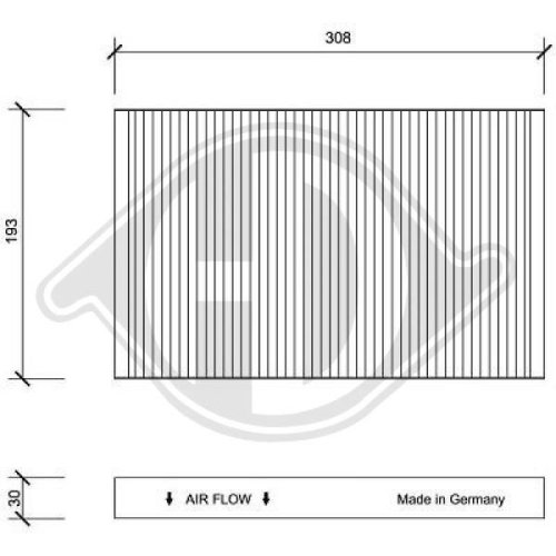 DIEDERICHS Filter, cabin air DIEDERICHS Climate