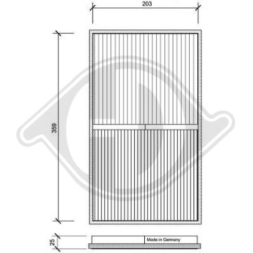 DIEDERICHS Filter, cabin air DIEDERICHS Climate