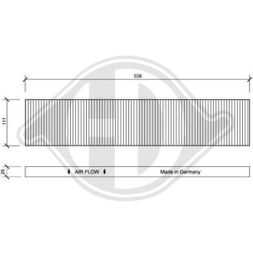 DIEDERICHS Filter, Innenraumluft DIEDERICHS Climate