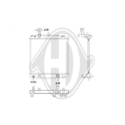 DIEDERICHS Radiatore, Raffreddamento motore DIEDERICHS Climate