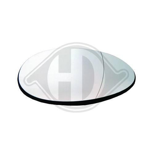 DIEDERICHS Cristal de espejo, retrovisor exterior