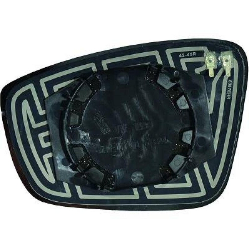 DIEDERICHS Vidro de espelho, espelho retrovisor exterior