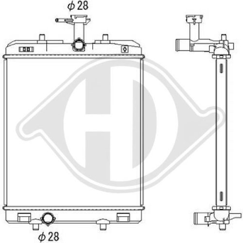 DIEDERICHS Radiator, engine cooling DIEDERICHS Climate